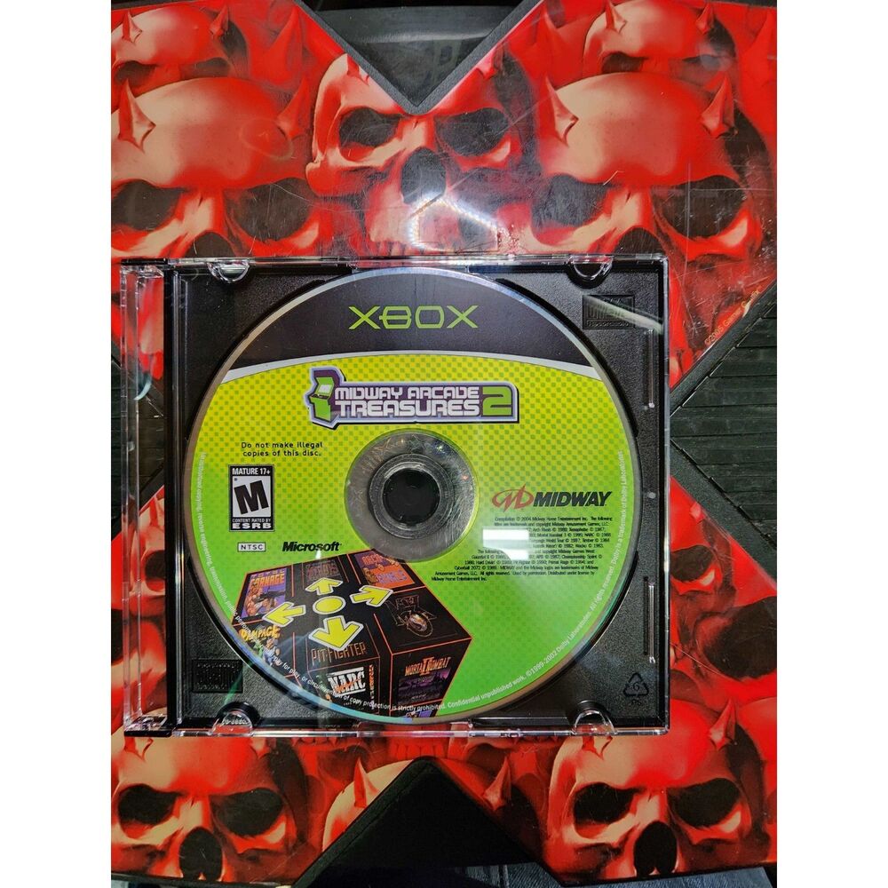 Midway Arcade Treasures for Microsoft Xbox Loose In Case